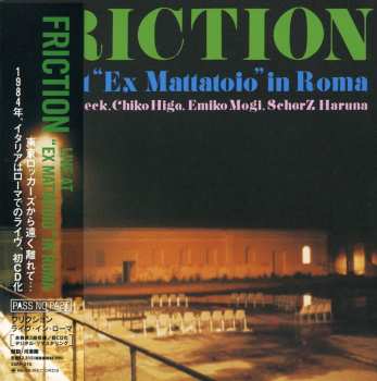 Album Friction: Live At "Ex Mattatoio" In Roma