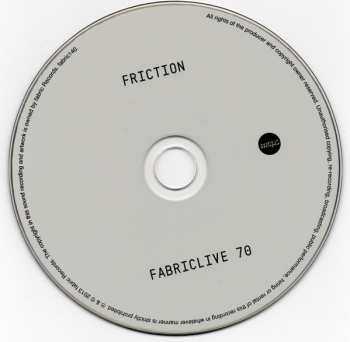 CD DJ Friction: Fabriclive 70