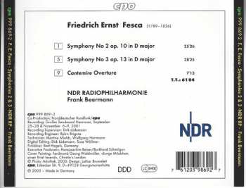 CD NDR Radiophilharmonie: Symphonies 2 & 3 / Cantemire Overture