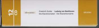 12CD/Dobozkészlet Ludwig van Beethoven: Klaviersonaten Nr. 1–32 (Gesamtaufnahme), Klavierkonzerte Nr. 1–5 LTD