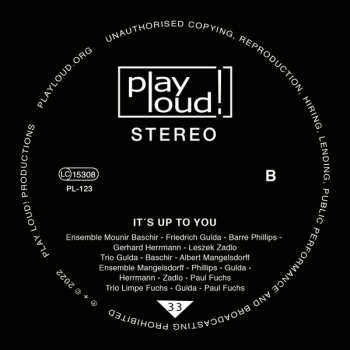 2LP Friedrich Gulda: It's Up To You