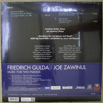 LP Friedrich Gulda: Music For Two Pianos