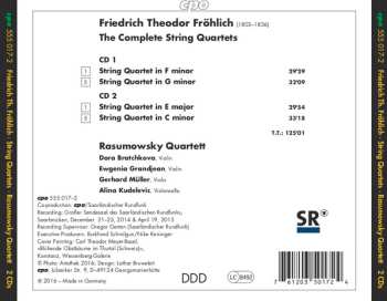 2CD Friedrich Theodor Fröhlich: Complete String Quartets