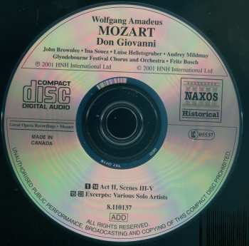 3CD Wolfgang Amadeus Mozart: Don Giovanni