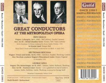 3CD Sir Thomas Beecham: Great Conductors At The Metropolitan Opera