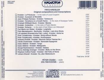 CD Fritz Kreisler: Original Compositions & Transcriptions