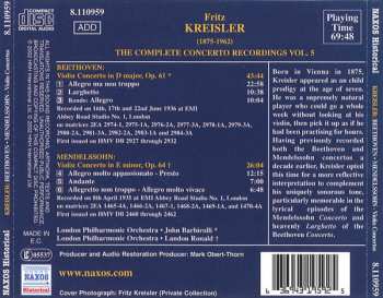 CD Ludwig van Beethoven: The Complete Concerto Recordings Vol. 5