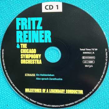 10CD/Dobozkészlet Fritz Reiner: Fritz Reiner & The Chicago Symphony Orchestra: Milestones Of A Legendary Conductor