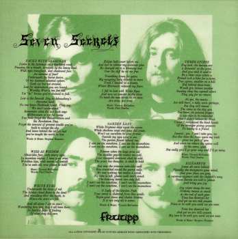 CD Fruupp: Seven Secrets LTD