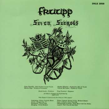 CD Fruupp: Seven Secrets LTD