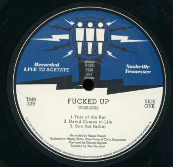 LP Fucked Up: Live At Third Man Records