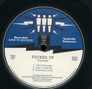LP Fucked Up: Live At Third Man Records