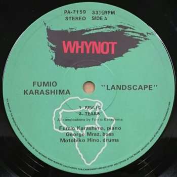 CD Fumio Karashima Trio: Landscape