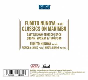 CD Fumito Nunoya: Classics On Marimba