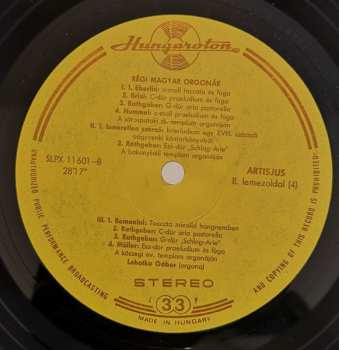 2LP/Dobozkészlet Gábor Lehotka: Old Hungarian Organs