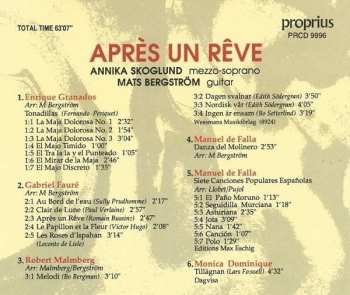 CD Manuel de Falla: Après Un Rêve