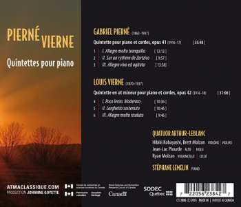 CD Louis Vierne: Quintettes Pour Piano