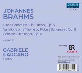 CD Johannes Brahms: Brahms