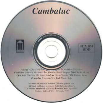 CD Gabriele Mirabassi: Cambaluc