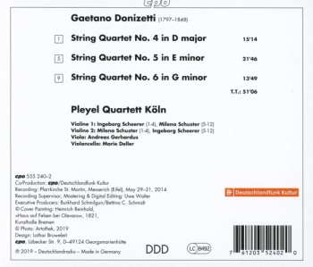 CD Gaetano Donizetti: String Quartets 4–6