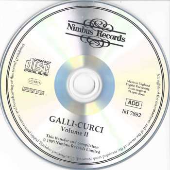 CD Amelita Galli-Curci: Galli-Curci (Volume 2)