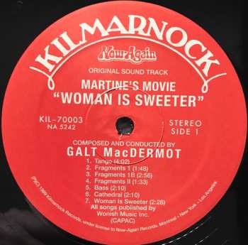 LP Galt MacDermot: Woman Is Sweeter (Original Soundtrack) LTD
