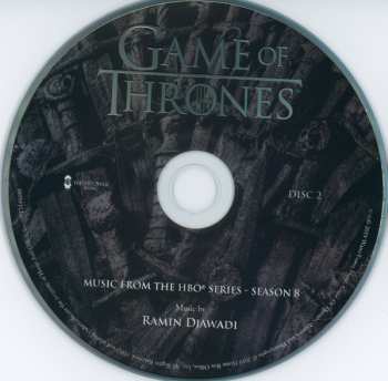 2CD Ramin Djawadi: Game Of Thrones (Music From The HBO Series) Season 8