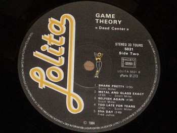 LP Game Theory: Dead Center