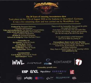 2CD/DVD Gamma Ray: XXX (30 Years Live Anniversary - 1990 - 2020) DIGI