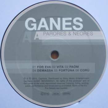 LP/CD Ganes: Parores & Neores