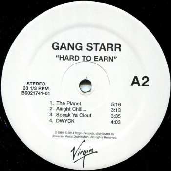 2LP Gang Starr: Hard To Earn