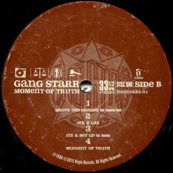 3LP Gang Starr: Moment Of Truth