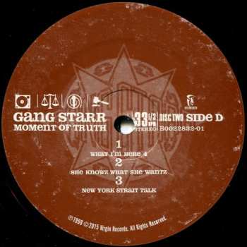 3LP Gang Starr: Moment Of Truth