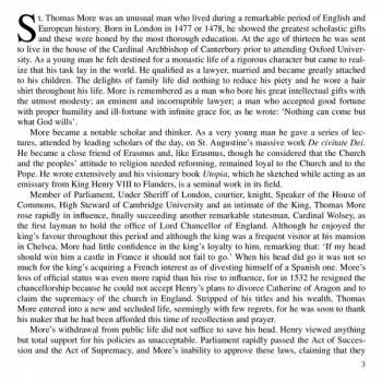 CD Garrett Fisher: The Passion Of Saint Thomas More