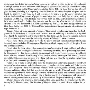 CD Garrett Fisher: The Passion Of Saint Thomas More