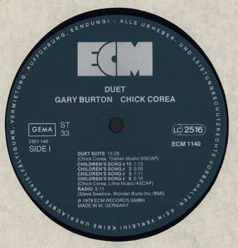 CD Gary Burton / Chick Corea: Duet