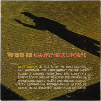 2CD Gary Burton: Conception