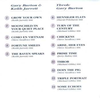 CD Keith Jarrett: Gary Burton & Keith Jarrett / Throb