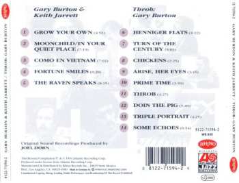 CD Keith Jarrett: Gary Burton & Keith Jarrett / Throb
