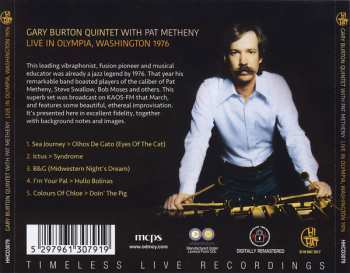 CD Pat Metheny: Live In Olympia, Washington 1976