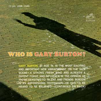 CD Gary Burton: Who Is Gary Burton