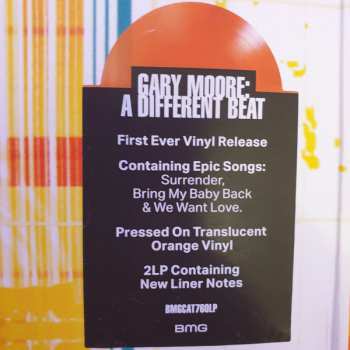 2LP Gary Moore: A Different Beat CLR