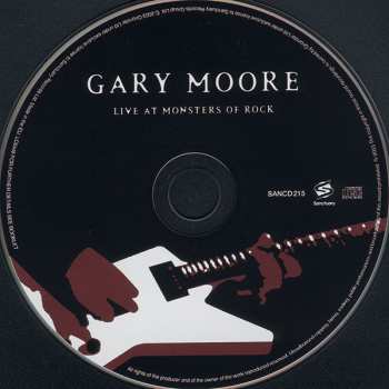 CD Gary Moore: Live At Monsters Of Rock