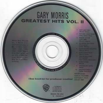 CD Gary Morris: Greatest Hits Volume II