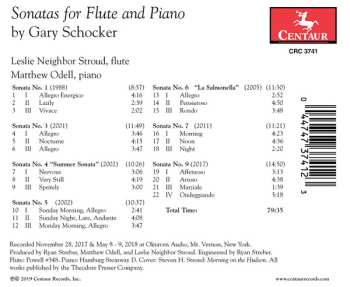 CD Gary Schocker: Sonatas For Flute And Piano