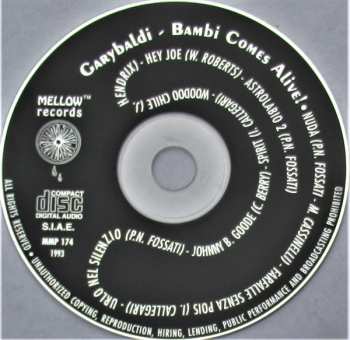 CD Garybaldi: Bambi Comes Alive!