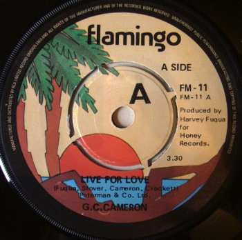 Album G.C. Cameron: Live For Love / If I Love You