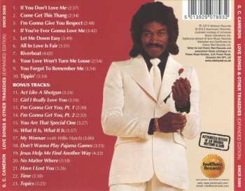 CD G.C. Cameron: Love Songs & Other Tragedies