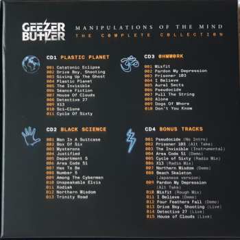 4CD/Dobozkészlet Geezer Butler: Manipulations Of The Mind (The Complete Collection)