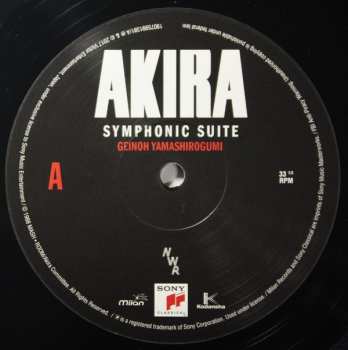 2LP Geinoh Yamashirogumi: Akira Symphonic Suite